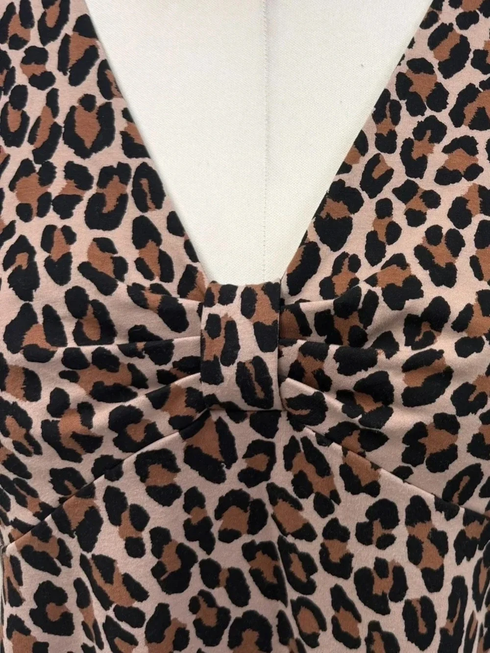 Kate Spade Brown & Black Spotted Leopard Bow Knot Top - Size 14